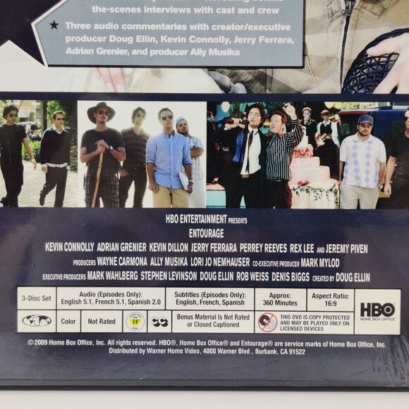 Entourage The Complete Fifth Season DVD 2009 Kevin Connolly Drama NEW SEALED - Picture 5 of 7